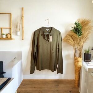 Reiss premium NWT Olive Green Men's Polo Shirt size “Large”